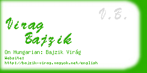 virag bajzik business card